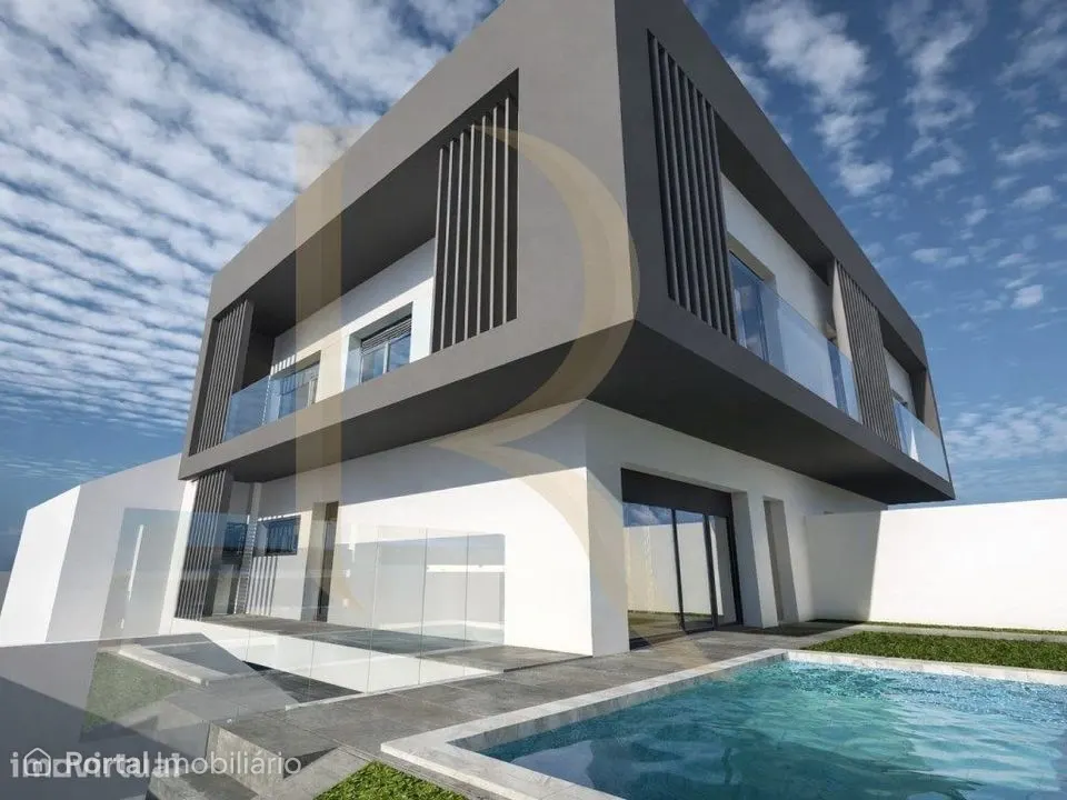 Moradia Geminada T3+1 nova com piscina e garagem no Pinhal do Gener...