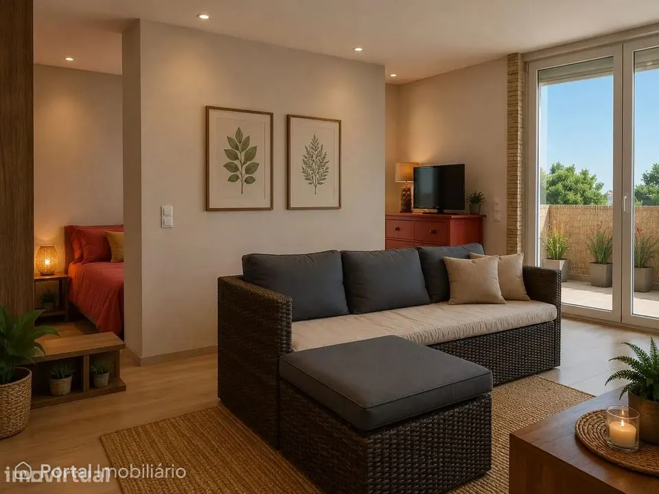 ​Estúdio com terraço e garagem em Carcavelos