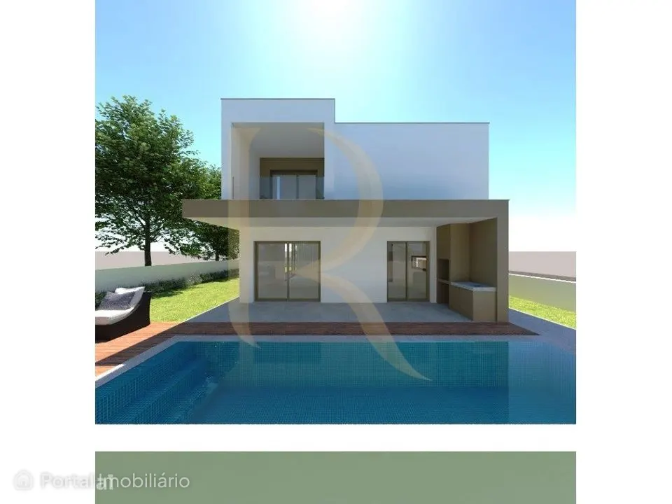 Moradia nova isolada T3 com piscina na Aroeira