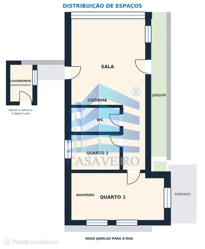Moradia T2 Térrea com Terreno