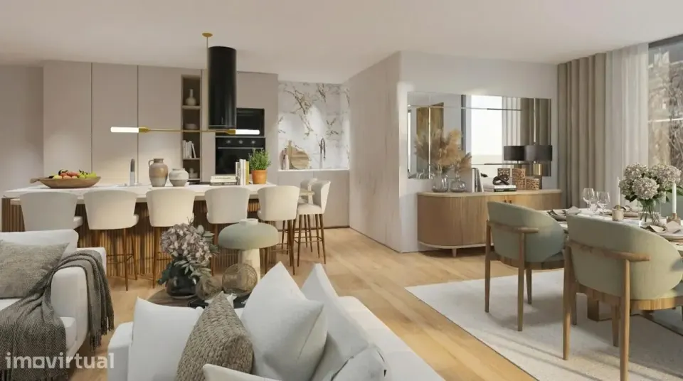 Apartamento T2 Duplex com Piscina e Jardim, praia de Cabedelo.V.Castel