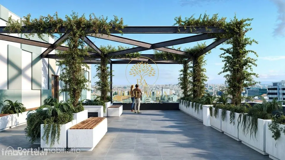 Apartamento T1+1 com Terraço e Garagem em Condomínio Privado