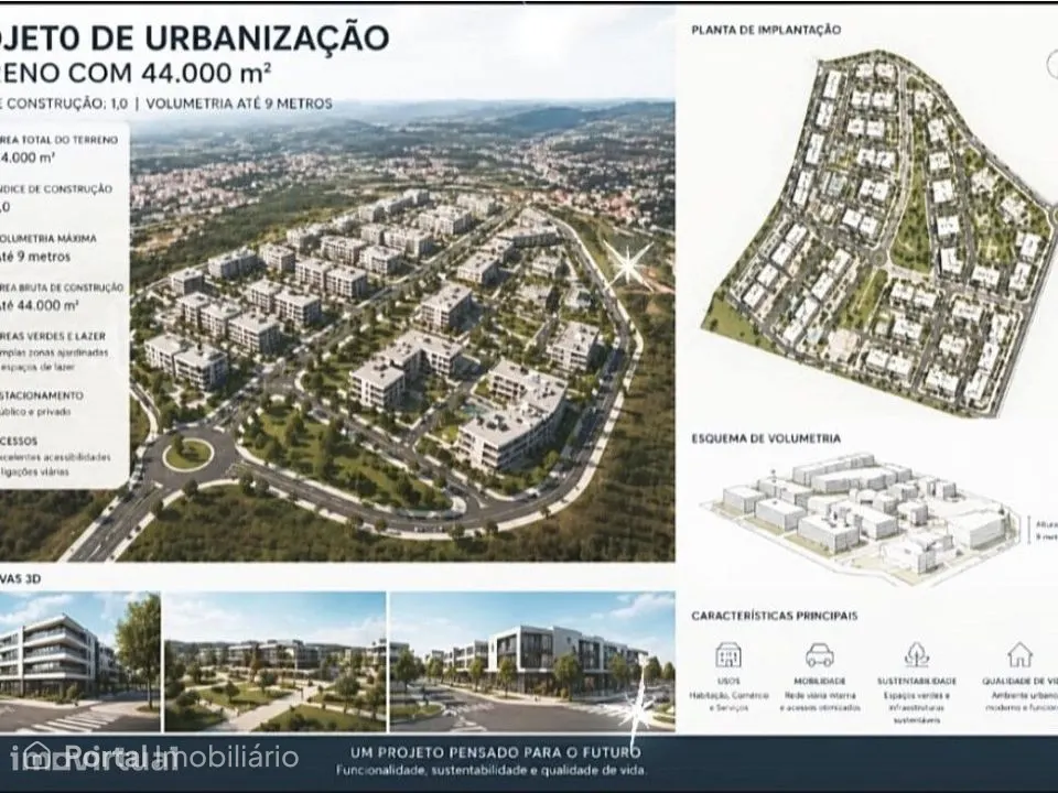 Terreno Disponível para Habitação ou Industria