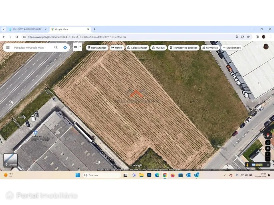 Terreno em Aveiro na nacional 109