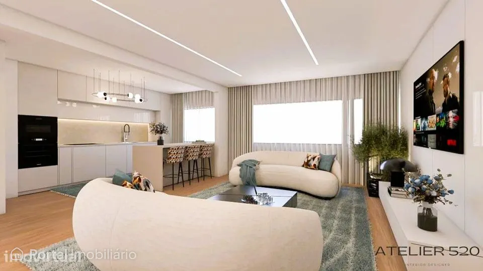 T3 novo em Alenquer cheio de sol e acabamentos de qualidade
