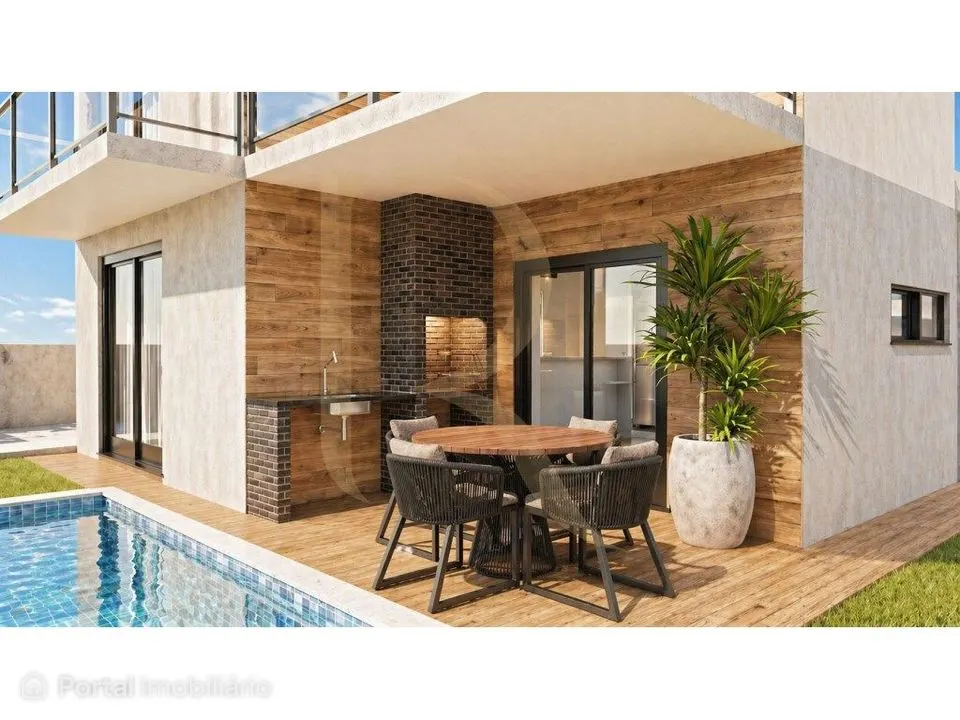 Moradia geminada T4 com piscina e logradouro em Pinhal General - Fe...