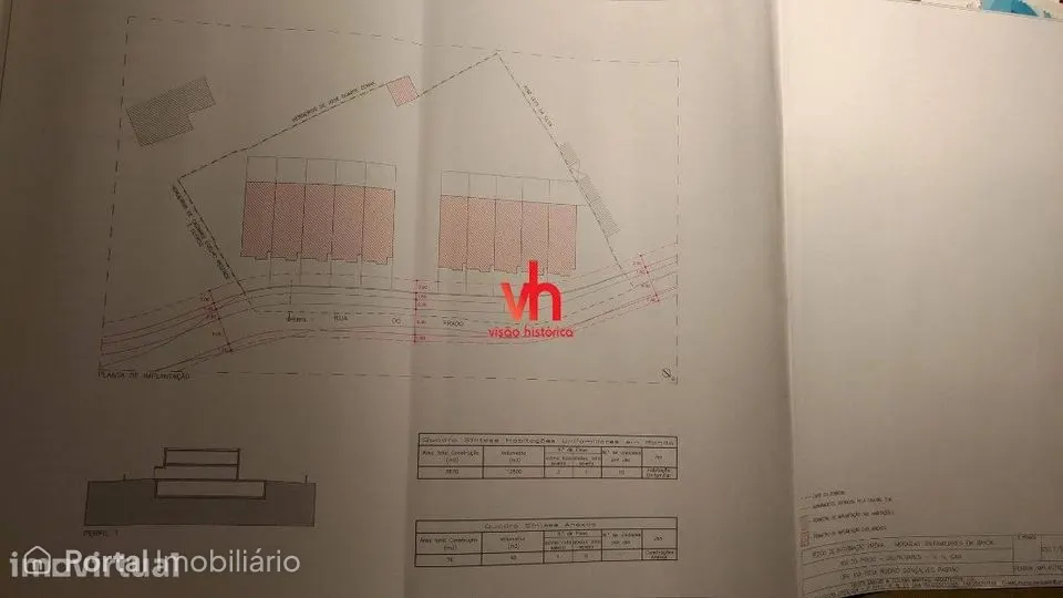 Vende-se Terreno em Francelos Com Projecto Para Prédio em Altura