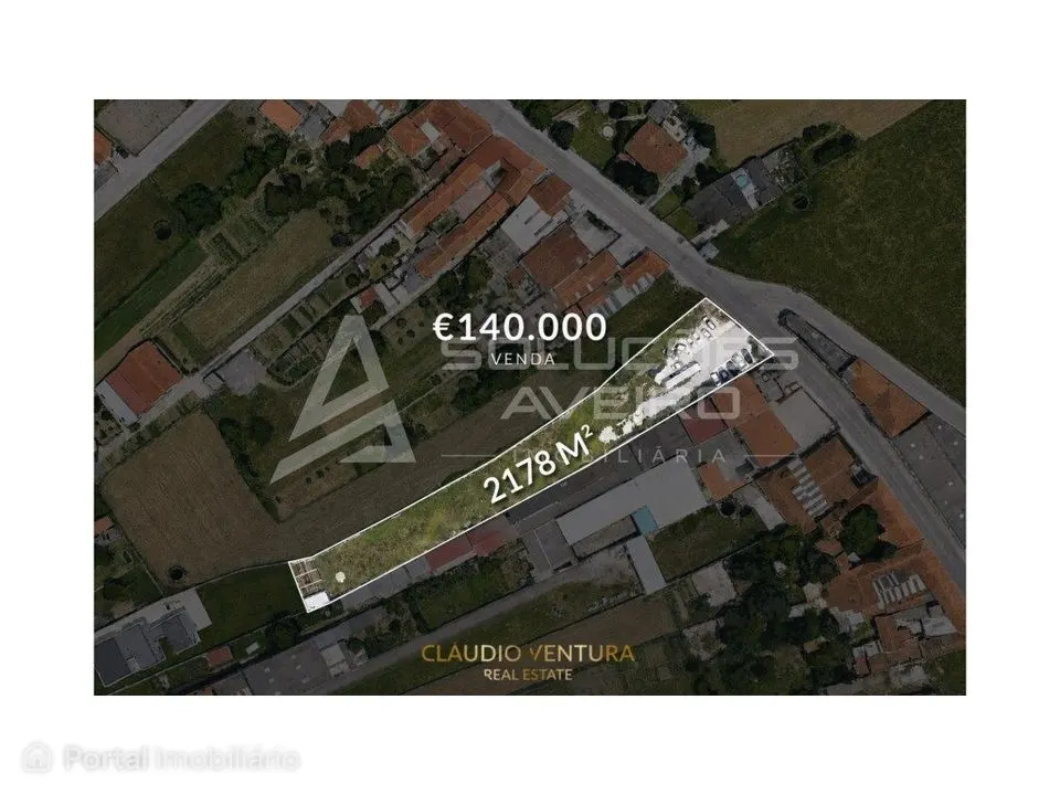 Terreno na estrada principal de Aradas com 24 m de frente com viabi...