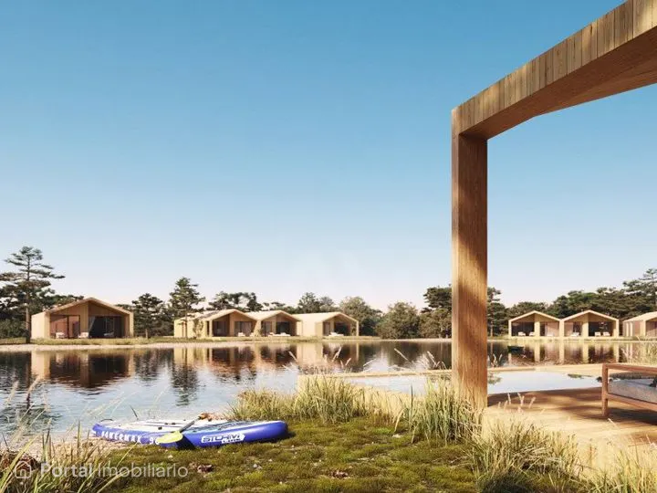 Moradia T1 (LakeHouse) com 72,85 m2, inserida num resort 5*, junto à Lagoa de Óbidos
